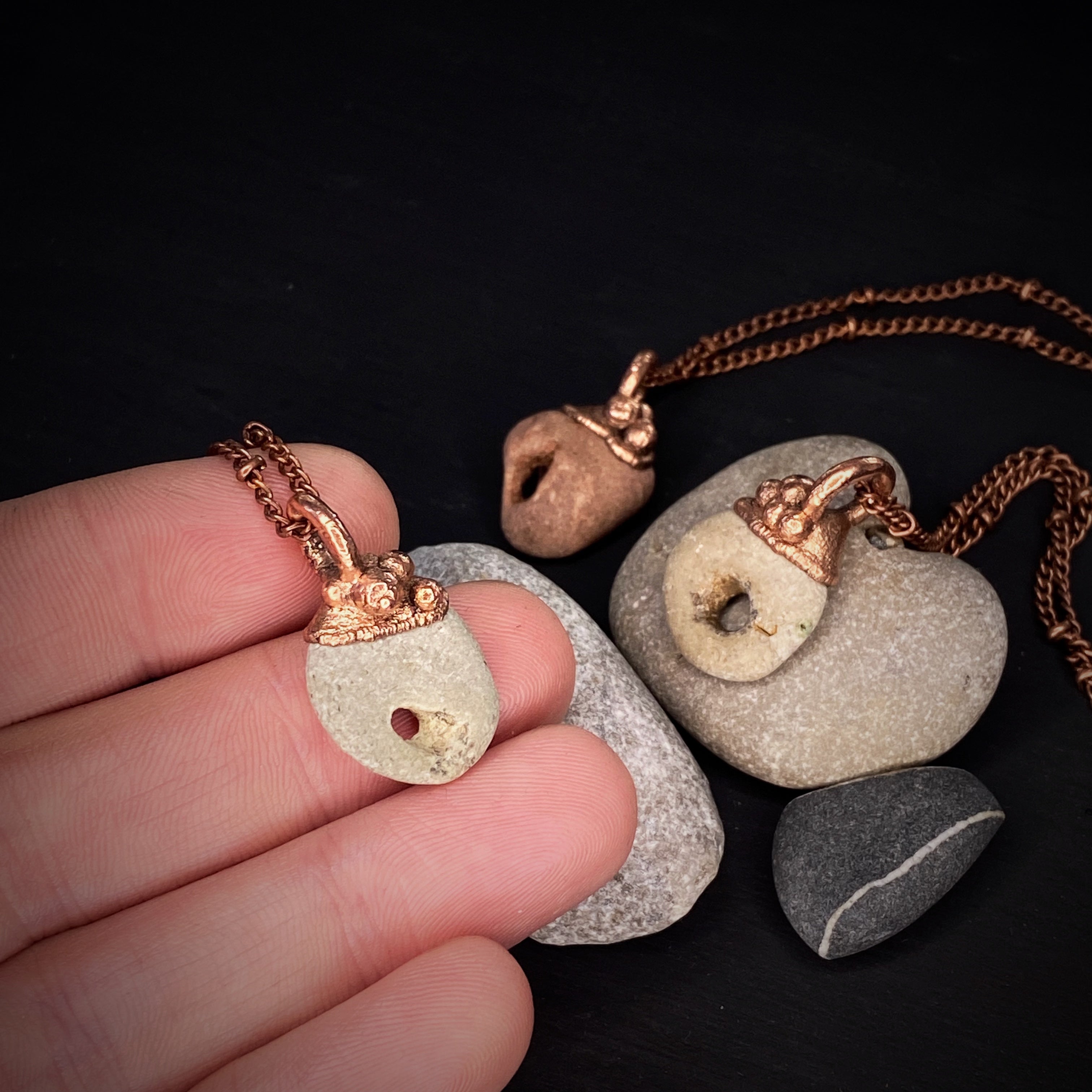 Copper Electroformed Necklaces – Hexelheim
